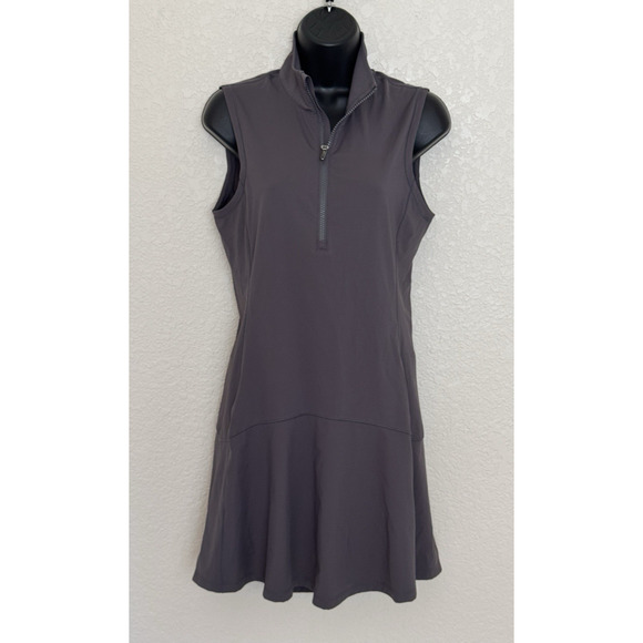Greyson Sleeveless Hera Dress 1/4 Zip Tennis Athletic Activewear Stretch - Picture 2 of 10
